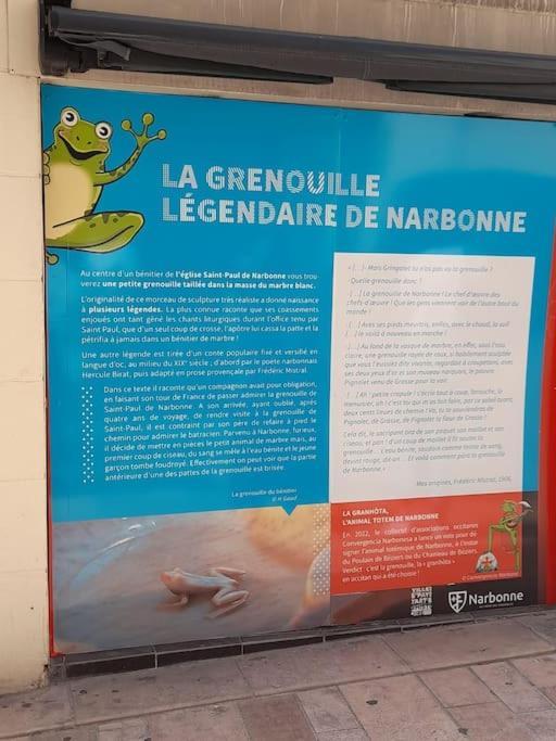 La Petite Pelerine Lägenhet Narbonne Exteriör bild